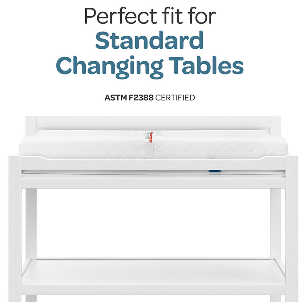 Moon Waterproof Changing Mat - White