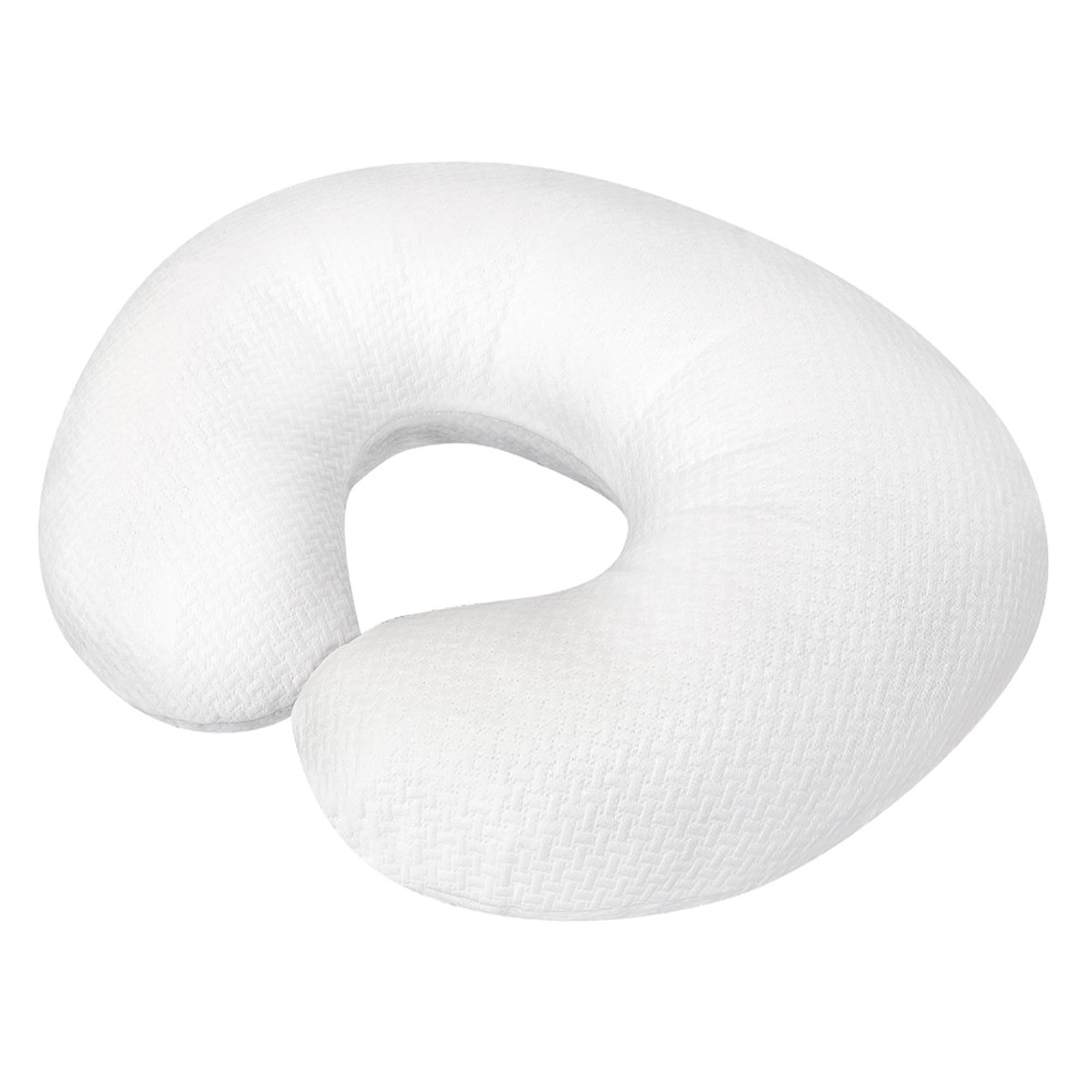 Moon Organic Feeding/Baby Support Pillow - White
