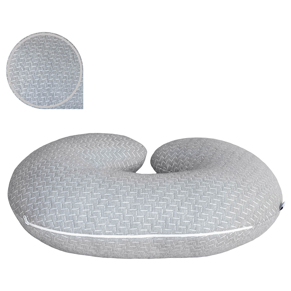 Moon Bamboo Feeding Pillow - Grey