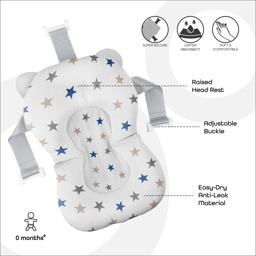 Moon - Anti-Slip Baby Bath Pad - Star