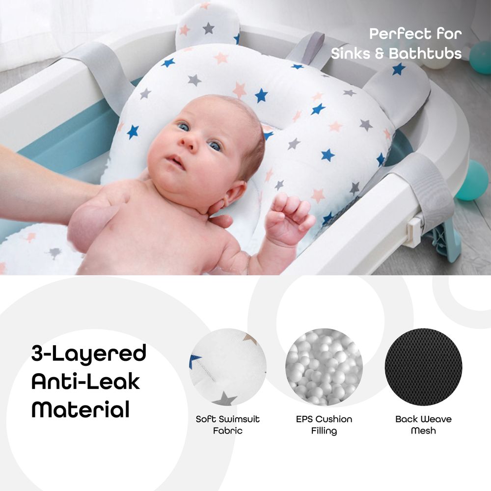 Moon - Anti-Slip Baby Bath Pad - Star