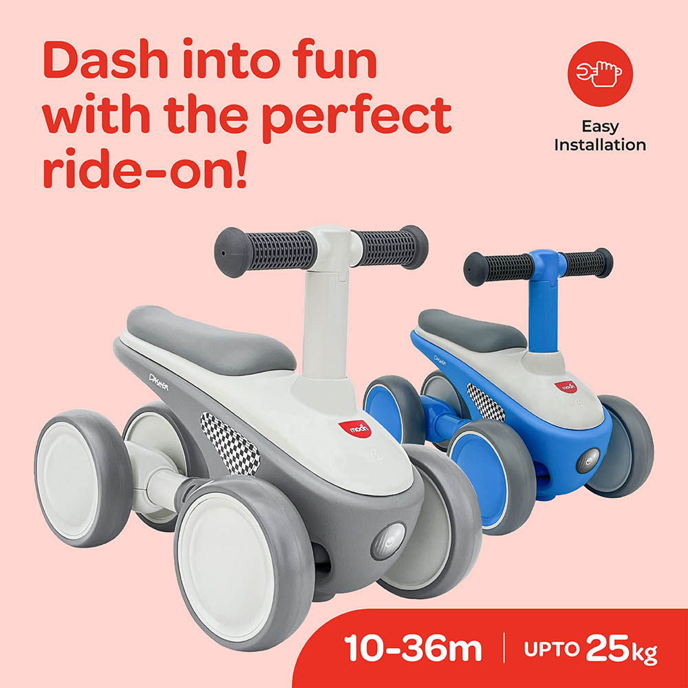 Moon - Dasher Kids Balance Bike - Grey