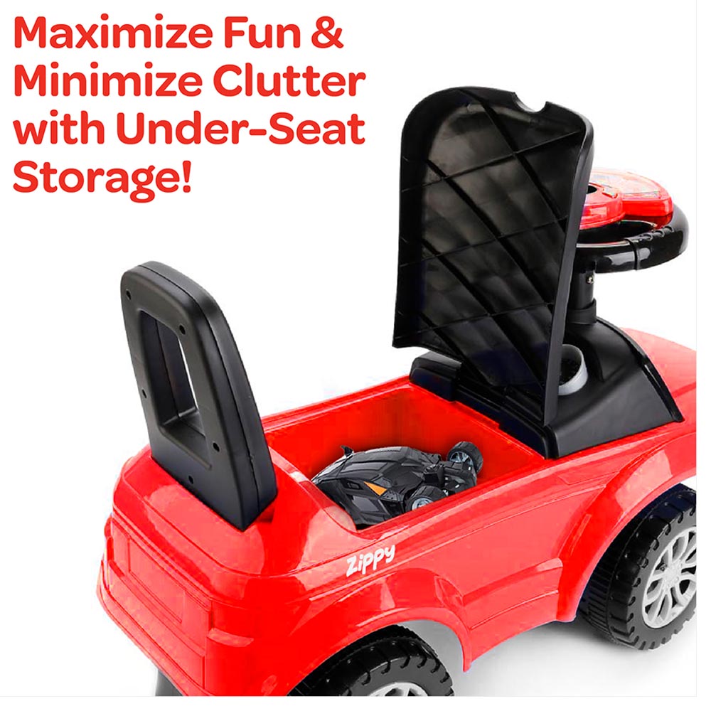 Moon Zippy Ride On Sports Car - Red