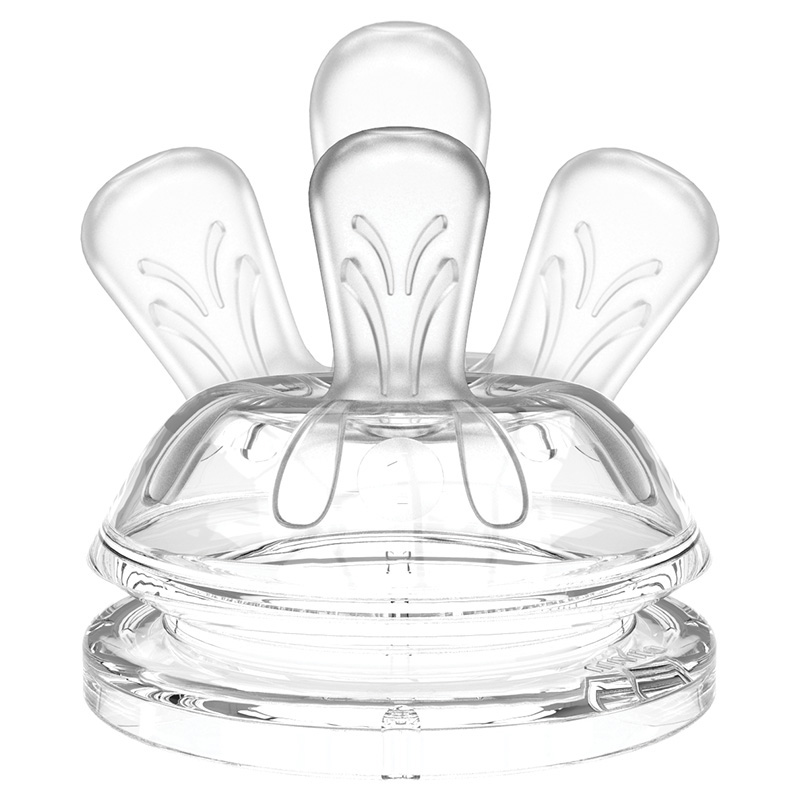 Nuvita - Mimic Feeding Bottle with Teat - 150ml - White