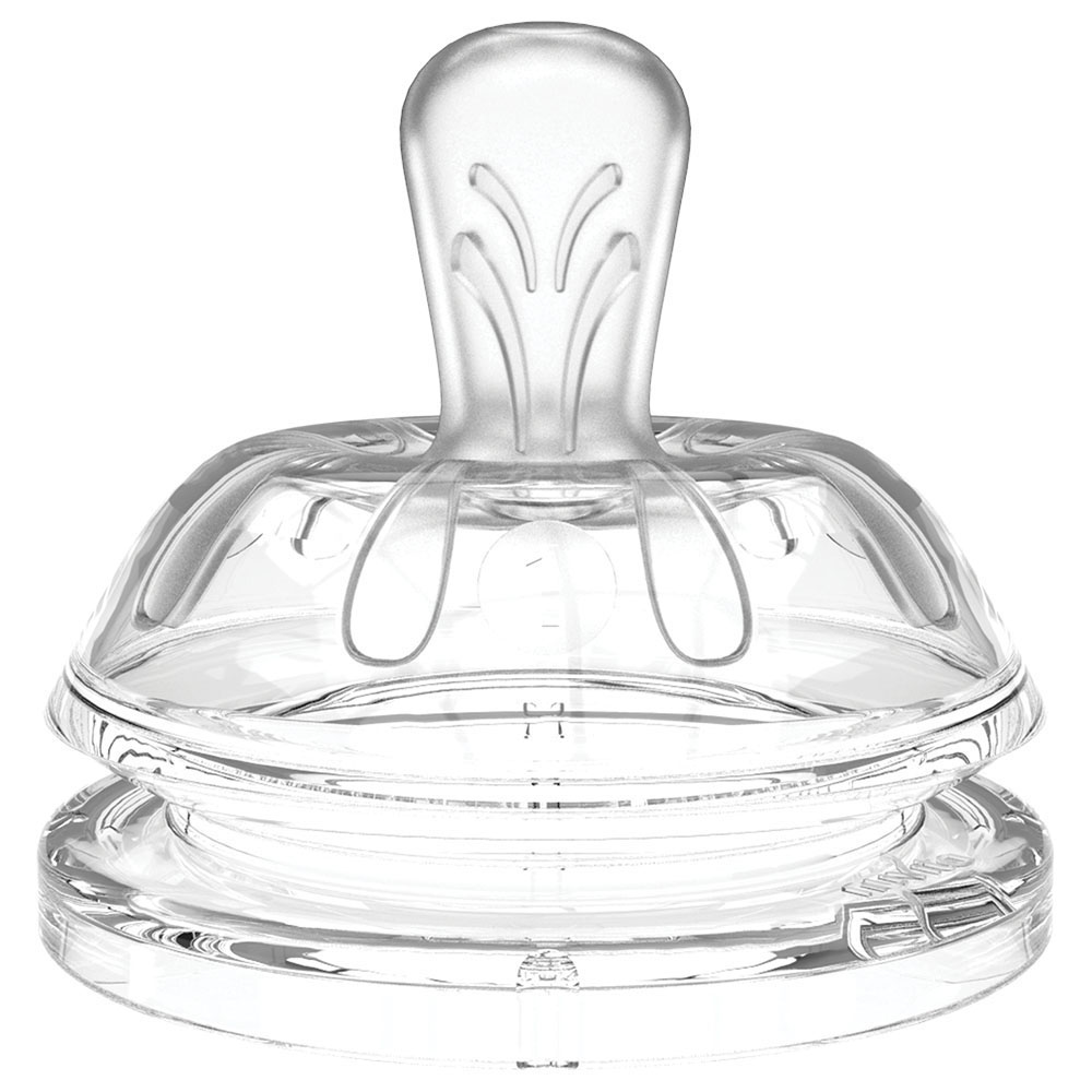 Nuvita - Mimic Feeding Bottle with Teat - 250ml - White