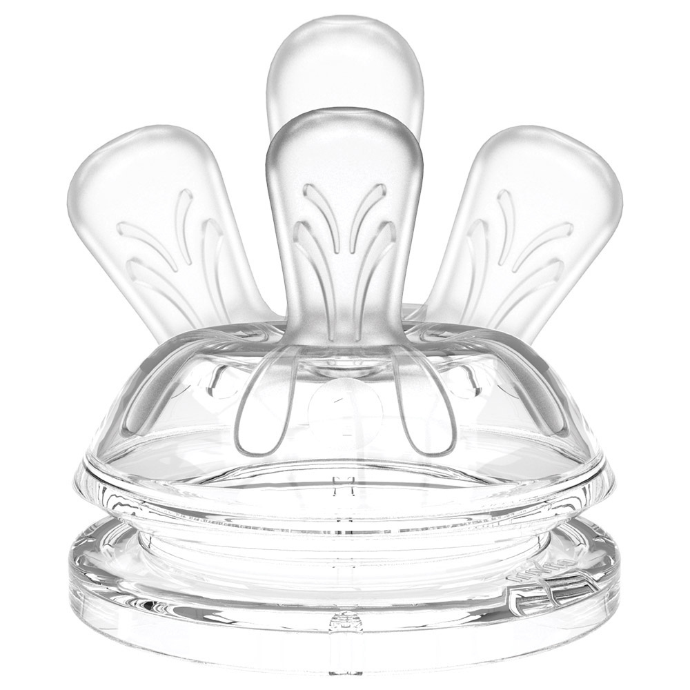 Nuvita - Mimic Feeding Bottle with Teat - 250ml - White