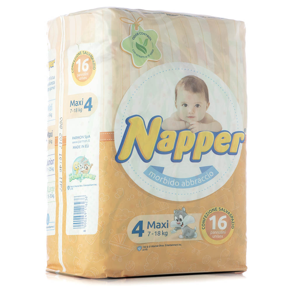 Napper - Diapers Soft Hug Parmon From 7-18kg 16pc