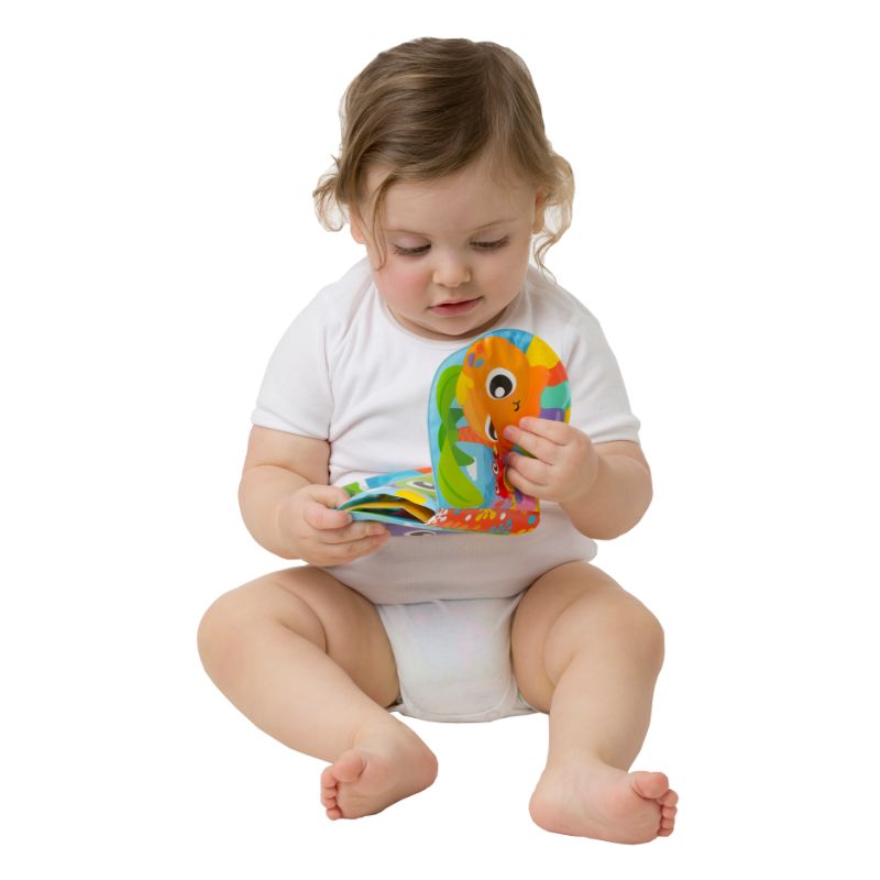 Playgro - Splashing Fun Friends Bath Book with Squeaker