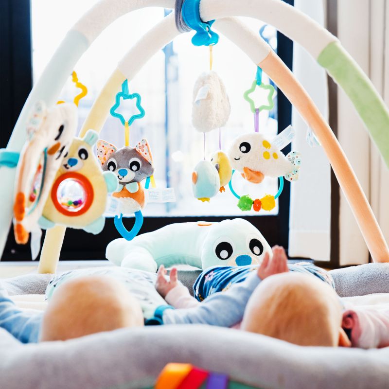 Playgro Snuggle Me Penguin Tummy Time Play Gym with 5 Detachable Toys (Exclusive)