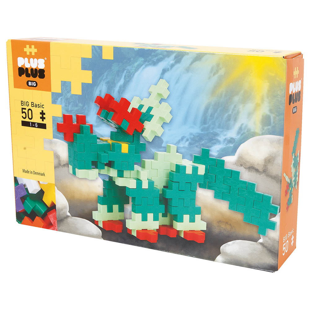 Plus Plus - Big Basic Dinosaur Set - 50pcs