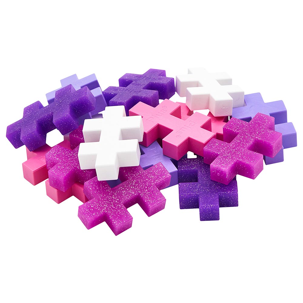 Plus Plus - Big Glitter Tube - 15pcs