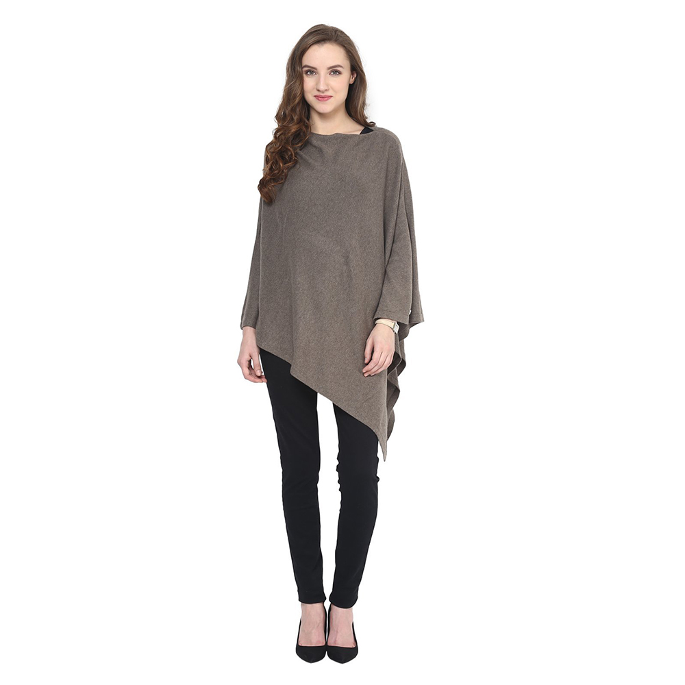 Pluchi - Maternity Poncho Rosette - Grey