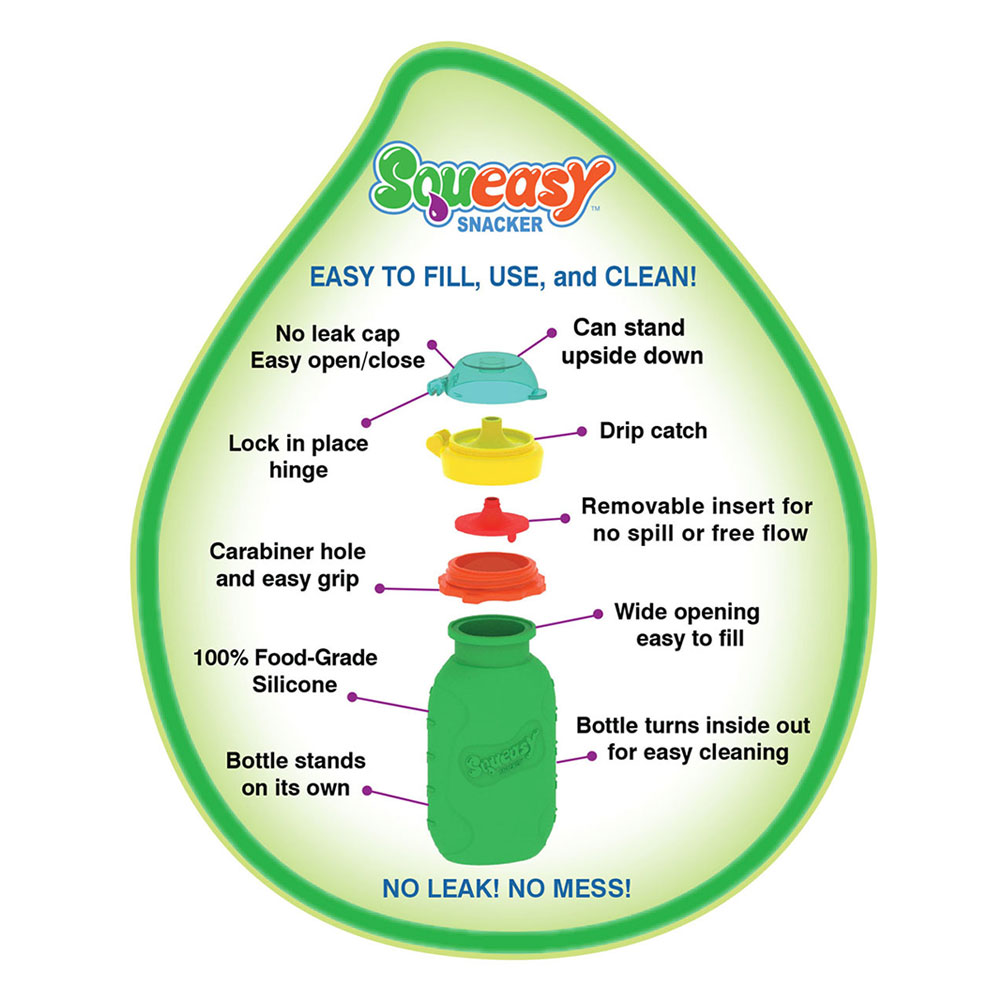 Squeasy - Snacker Green - 178ml