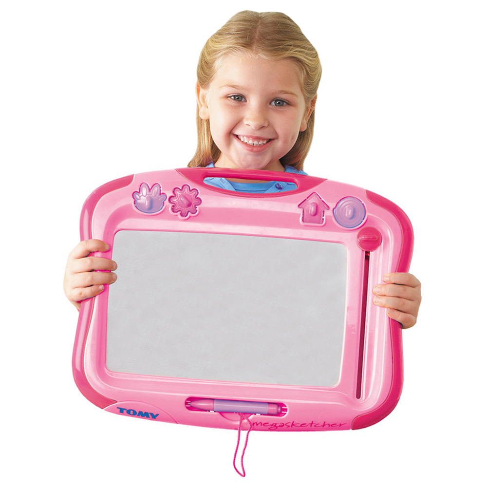 TOMY Megasketcher - Classic Wipe Board - Pink