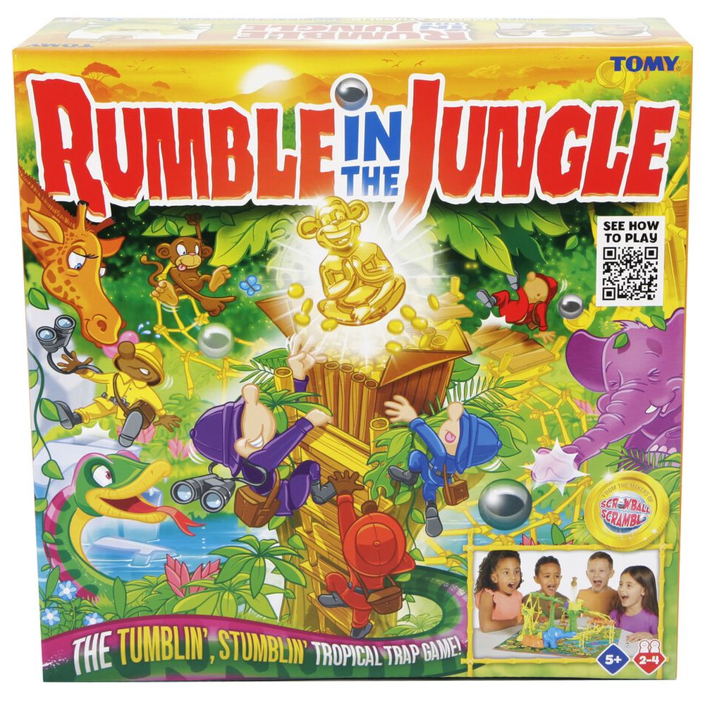 Tomy Games - Rumble In The Jungle UK Board Game