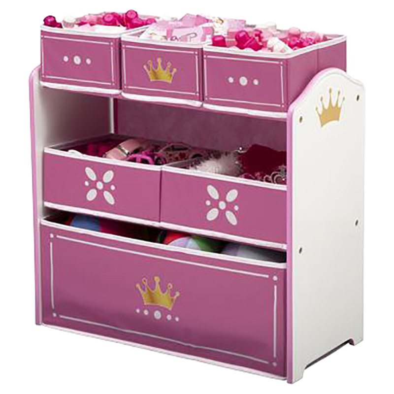 Delta Children Princess Crown Multi-Bin Toy Organizer