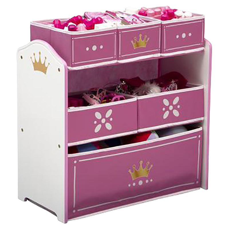Delta Children Princess Crown Multi-Bin Toy Organizer