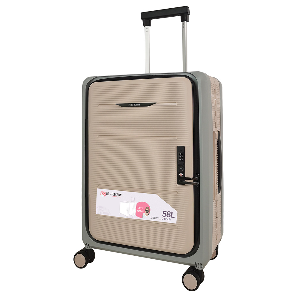 Re-Flection - Foldable PP Trolley - 24 Inch - Khaki