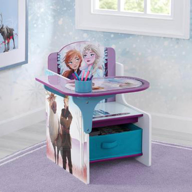 Delta Children Frozen II Chair Desk with Storage Bin 