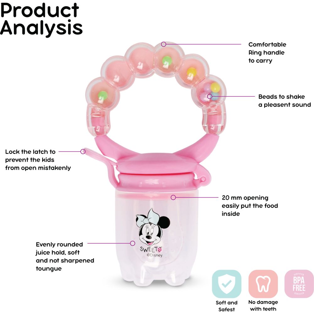 Disney - Fruit Food Pacifier - Minnie Mouse