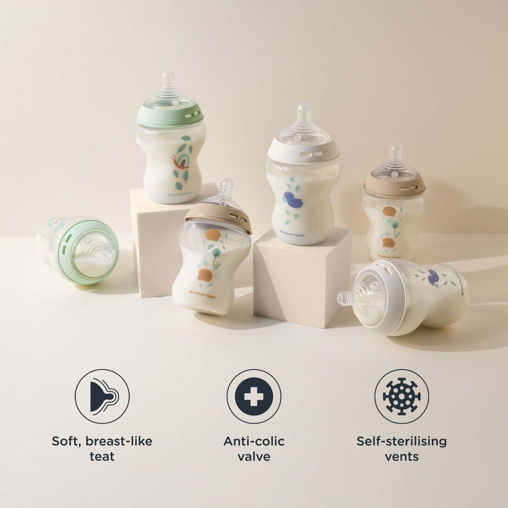 Tommee Tippee Bottles 260ml 6-Pack Pond Sterilizing
