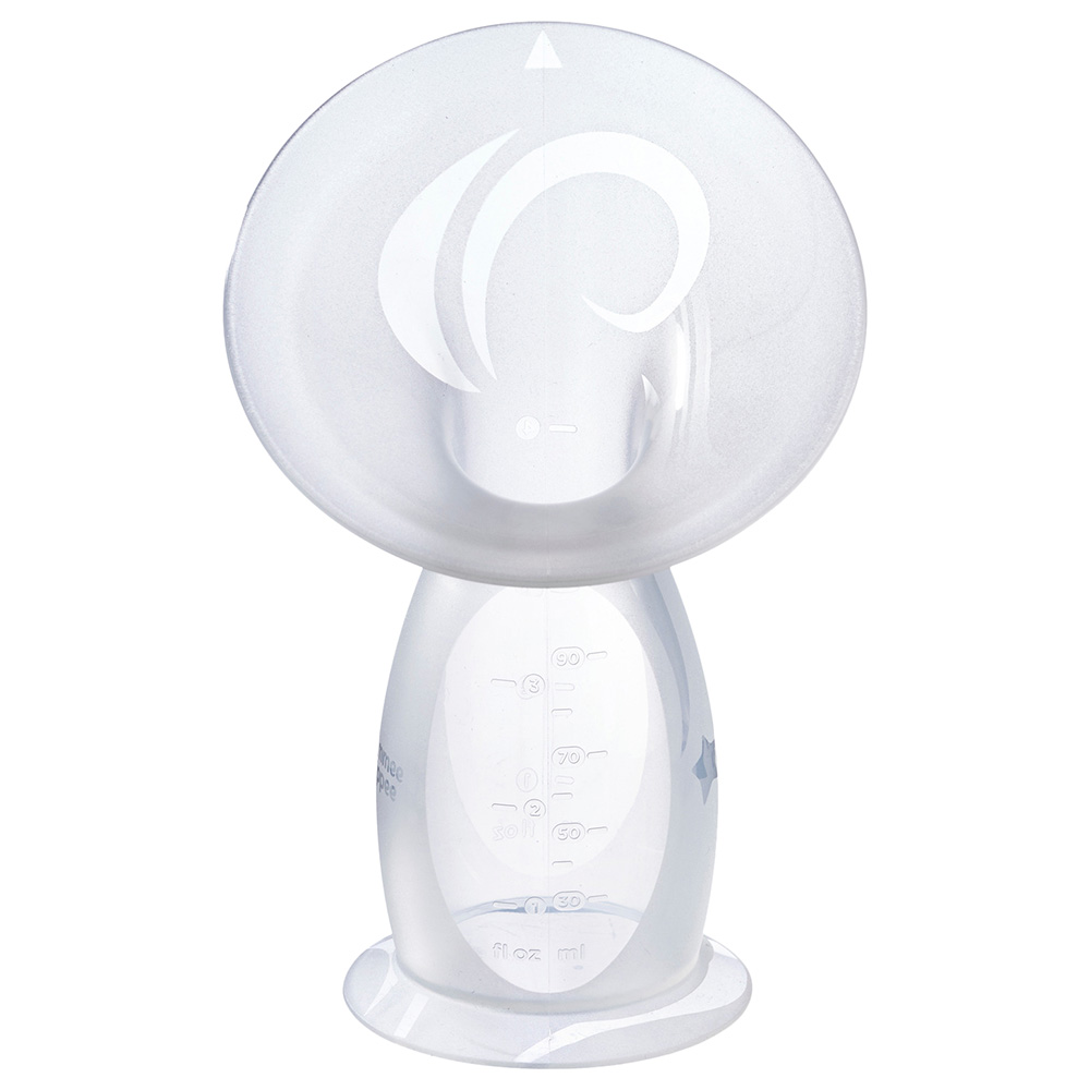 Tommee Tippee - Silicone Manual Breast Pump Set - 100ml - Clear
