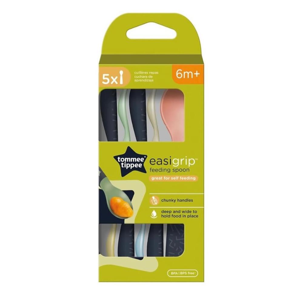 Tommee Tippee - Easi Grip Self Feeding Spoon(Pack of 5)