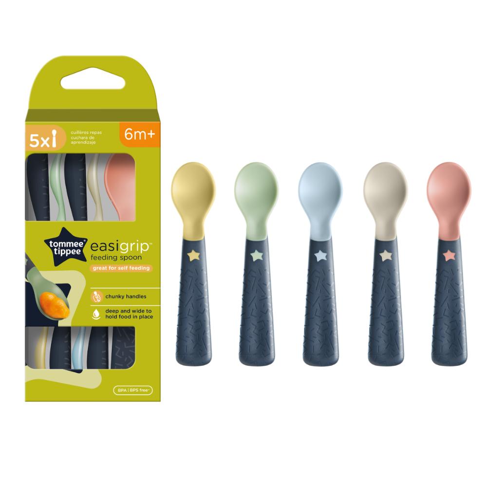 Tommee Tippee - Easi Grip Self Feeding Spoon(Pack of 5)