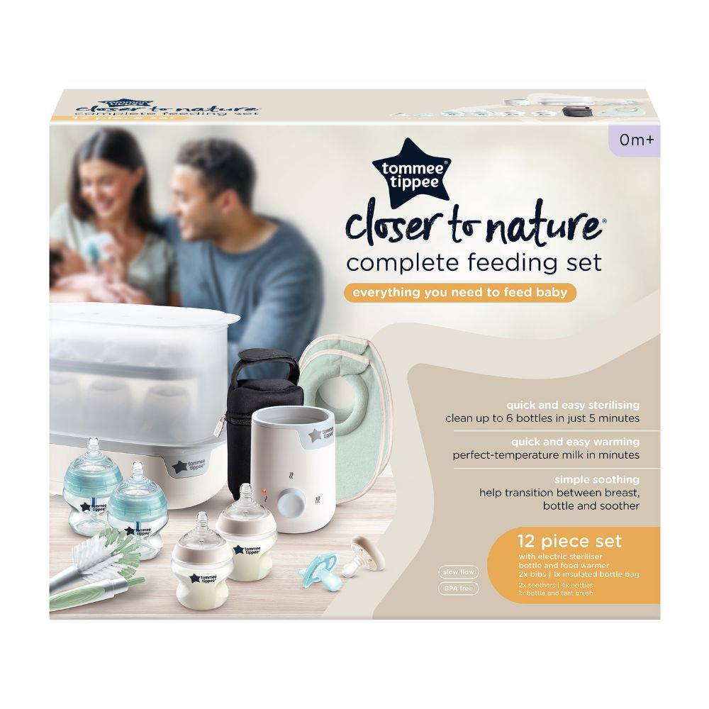 Tommee Tippee - Closer to Nature Complete Feeding 12pc-Set - White 