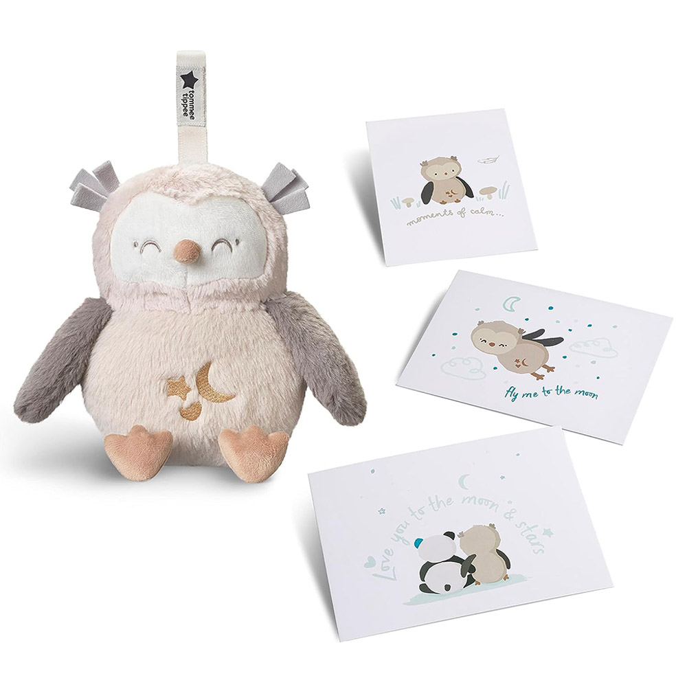 Tommee Tippee - Ollie The Owl Deluxe Sleep Aid - Light Beige