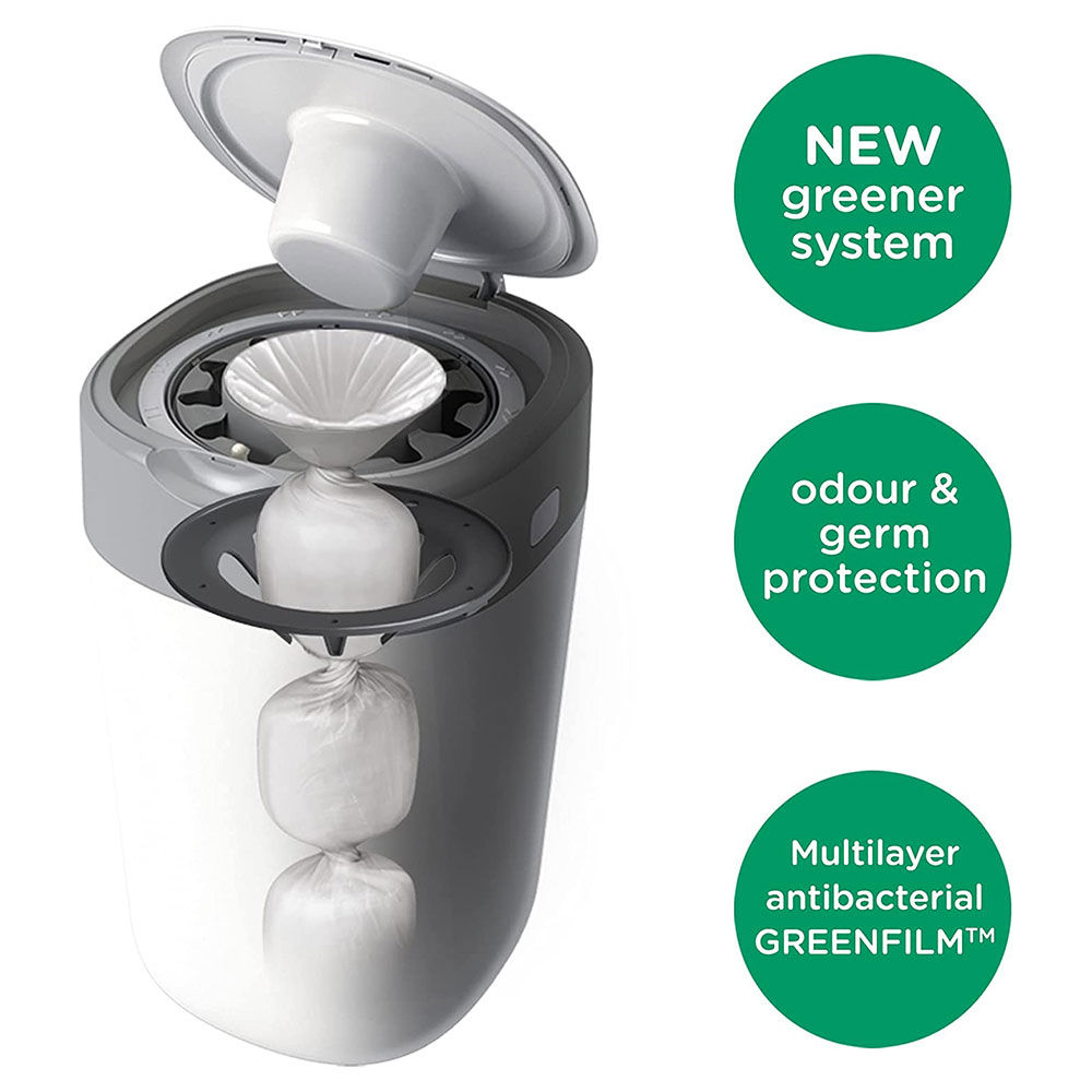 Tommee Tippee - Twist And Click Advanced Nappy Bin Refills - Pack of 18