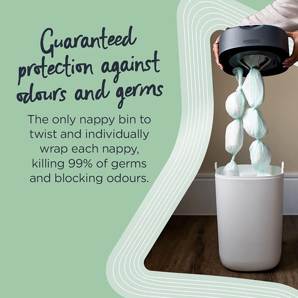 Tommee Tippee - Twist And Click Advanced Nappy Bin Refills - Pack of 18