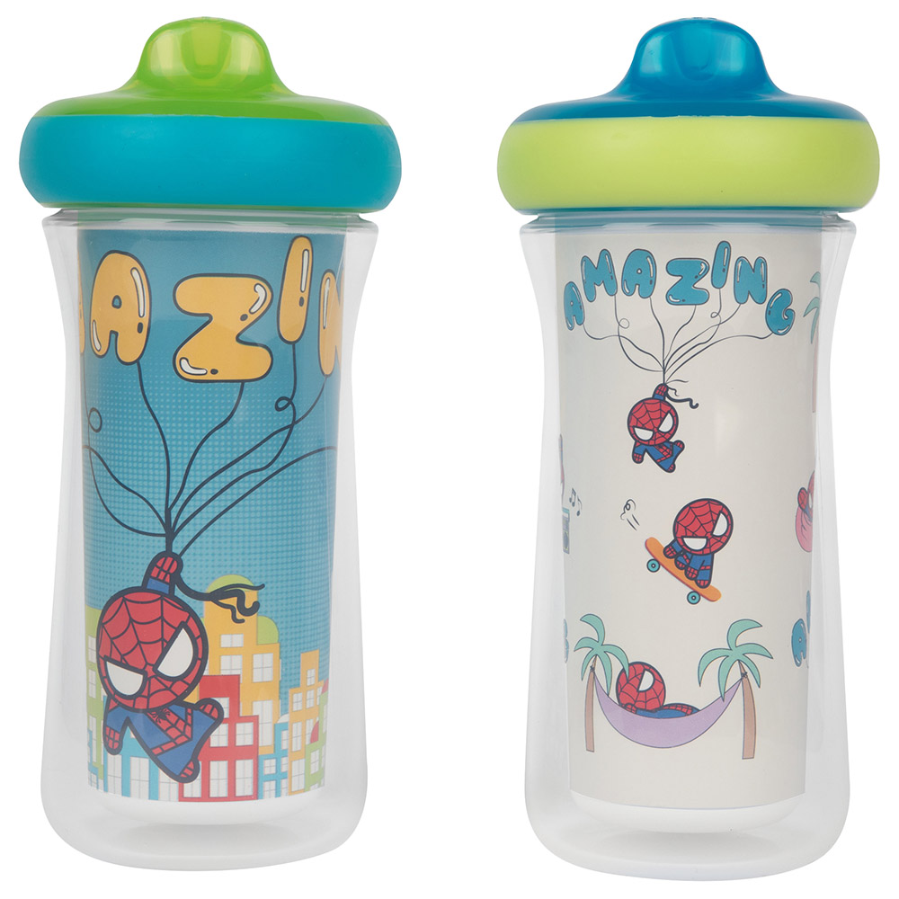 The First Years - Marvel Insulated Sippy Cup - Pack of 2 - 266ml