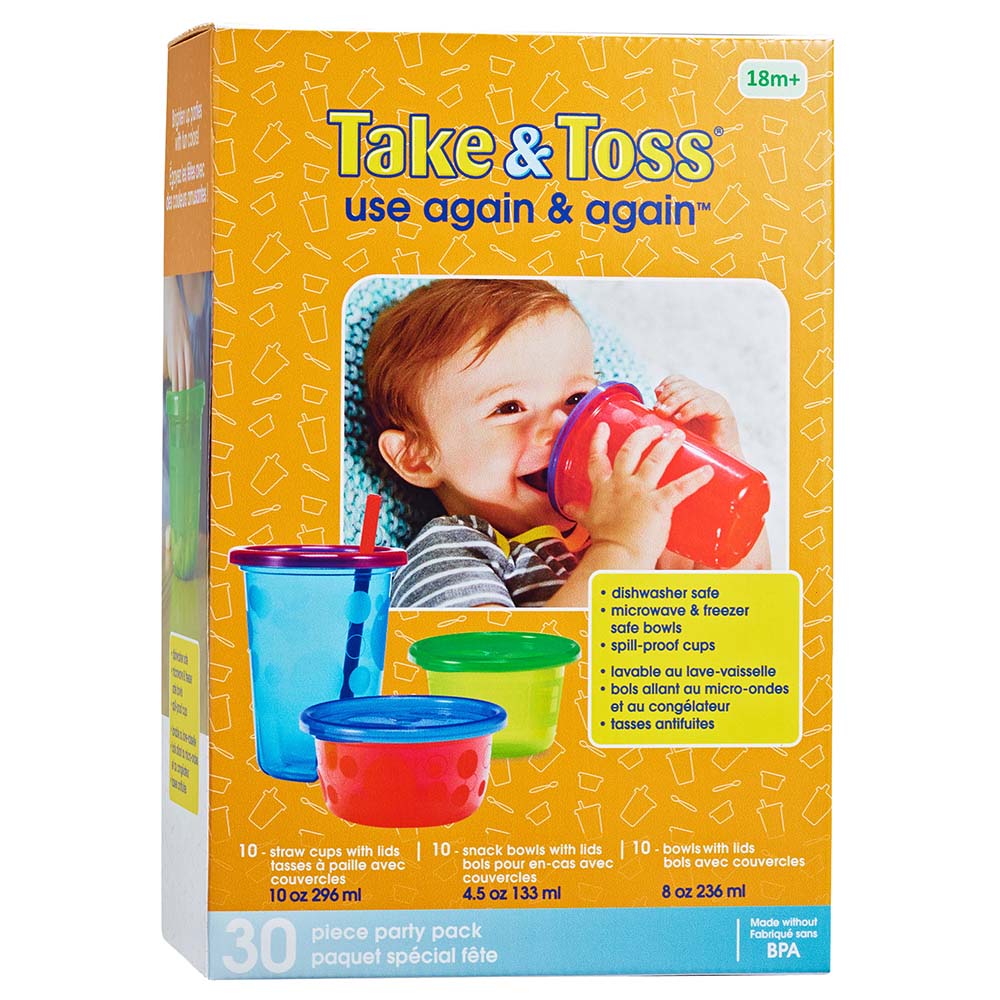 The First Years - Take & Toss 30 pc - Party Pack