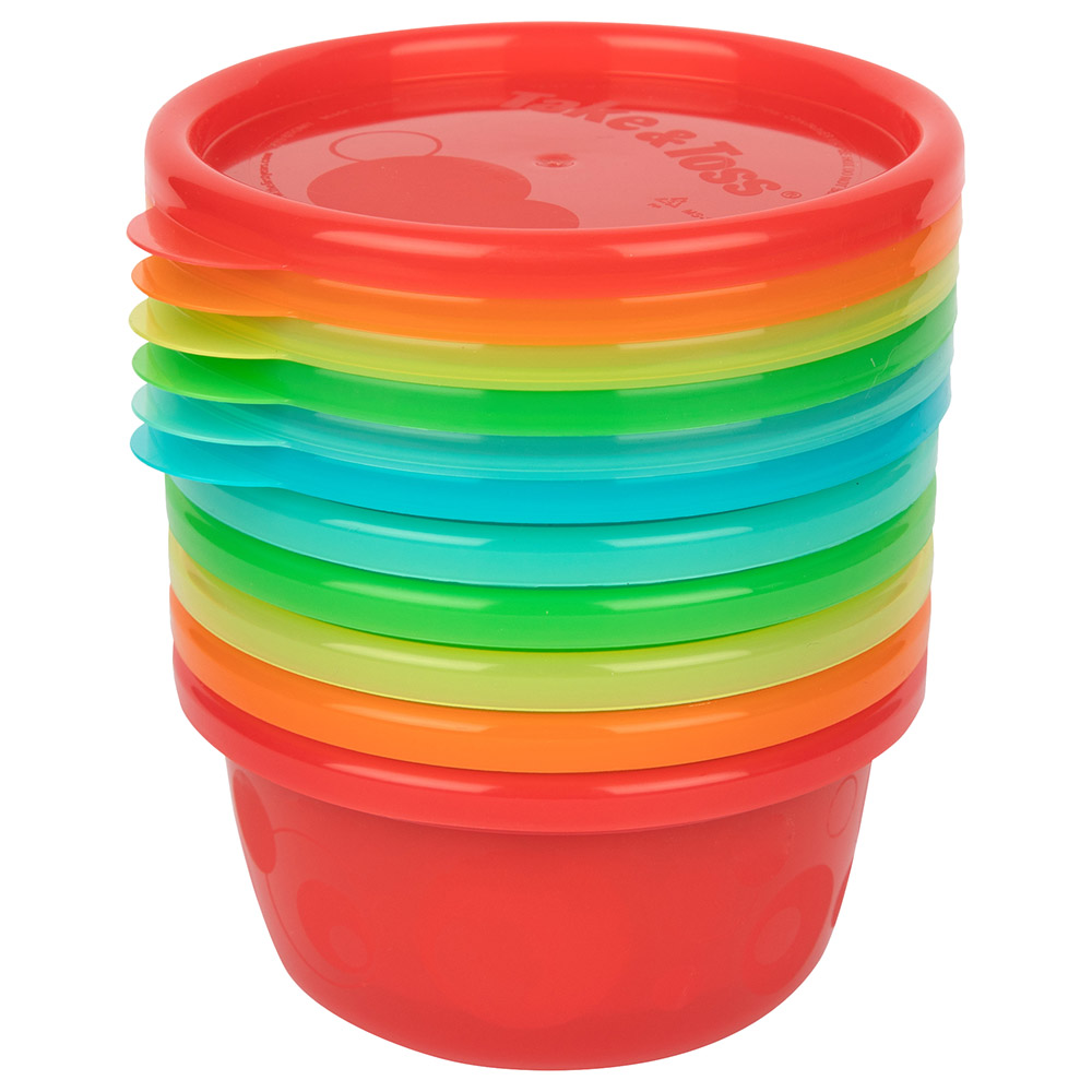 The First Years Take & Toss 8oz Toddler Bowls - Pack of 6