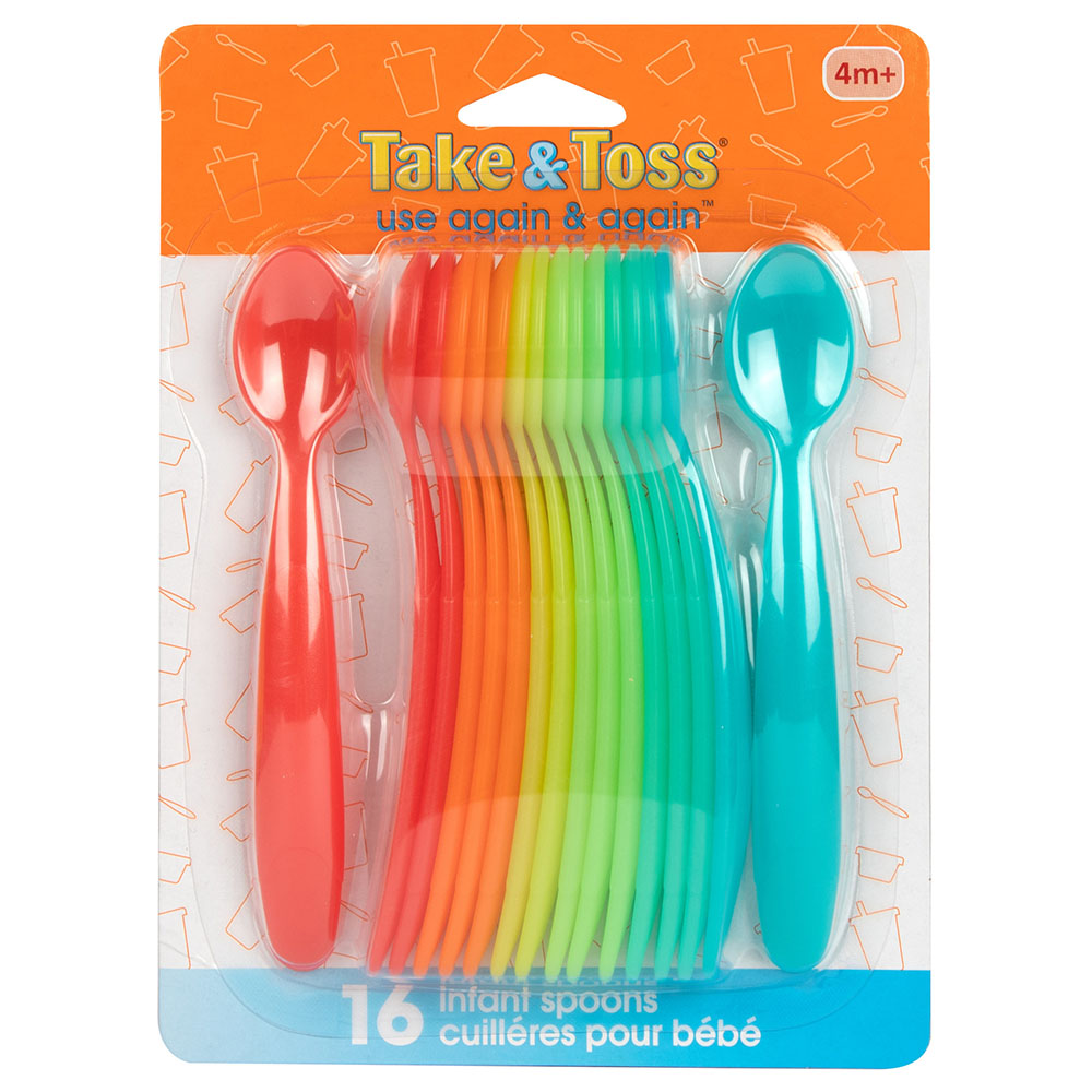 The First Years Take & Toss - 16 Pc Infant Spoons