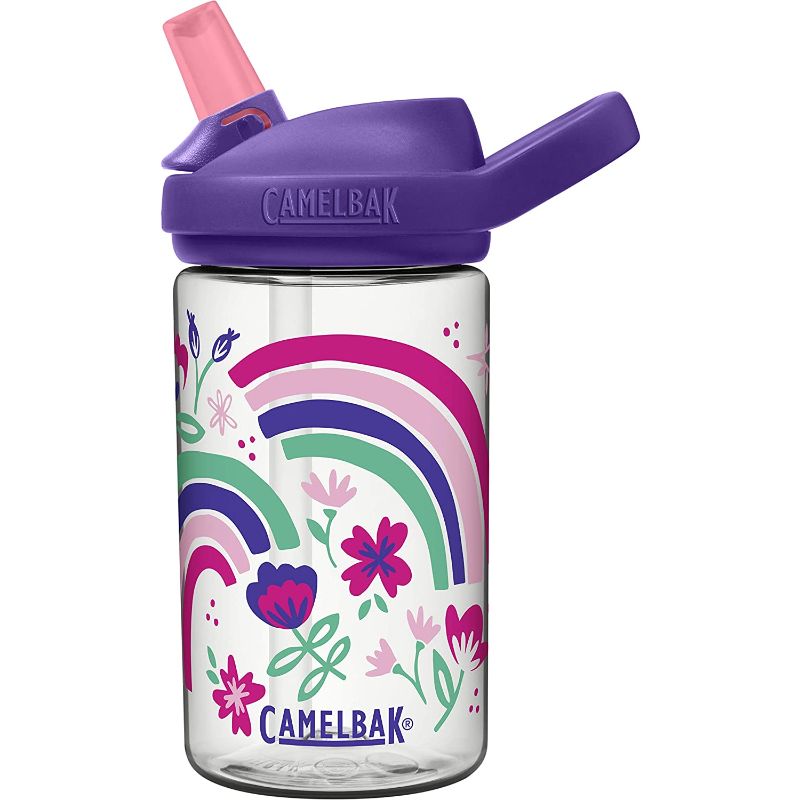 CamelBak - Eddy + Kids Water Bottle - Rainbow Floral - 400ml