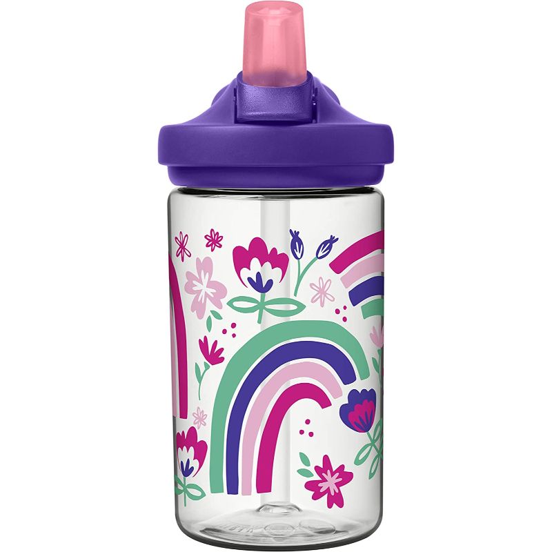 CamelBak - Eddy + Kids Water Bottle - Rainbow Floral - 400ml