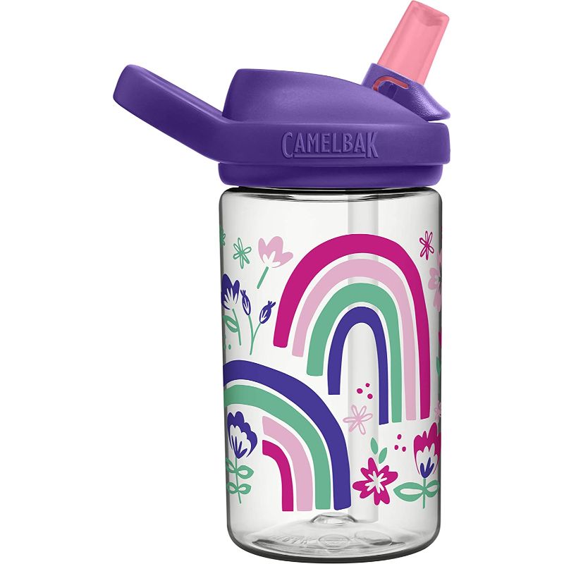 CamelBak - Eddy + Kids Water Bottle - Rainbow Floral - 400ml