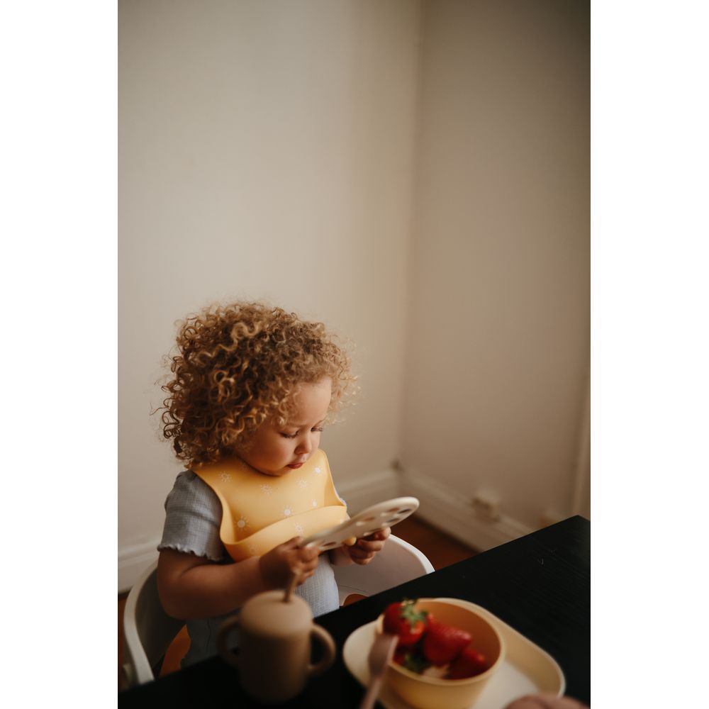 Mushie - Silicone Bib - Sunshine