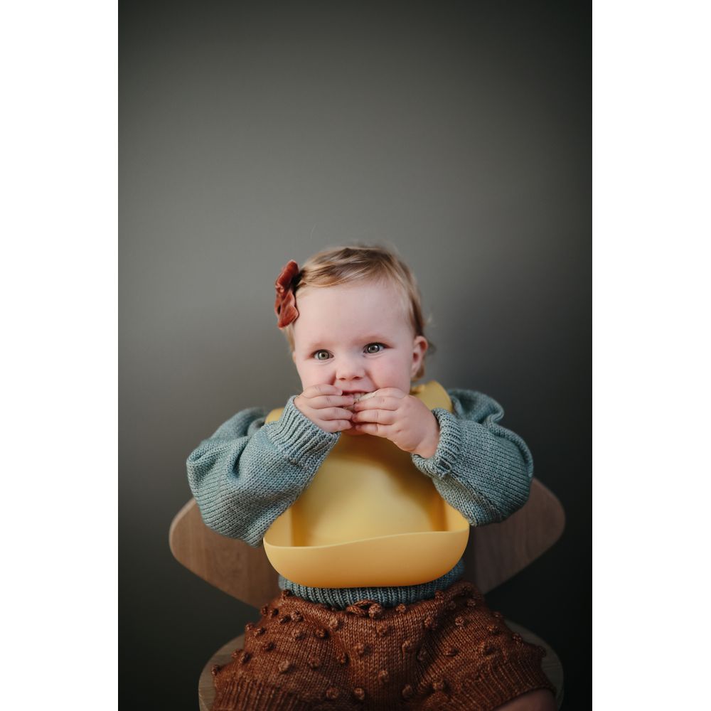 Mushie - Silicone Bib - Sunshine