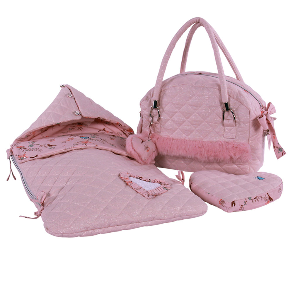 LilTheres Baby On Tour Set - Birdie Rose - Pink