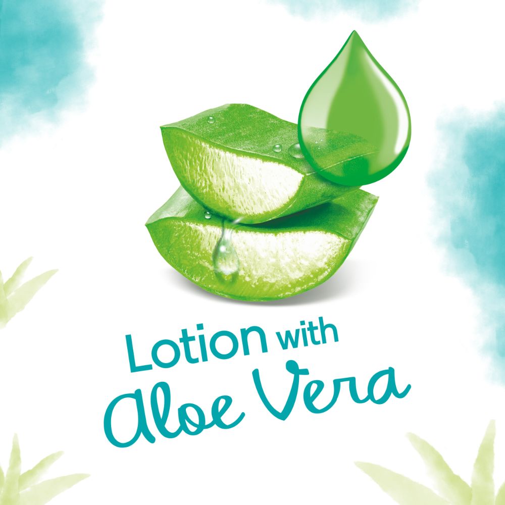 Pampers - Complete Clean Baby Wipes with Aloe Vera Lotion, 64 Count