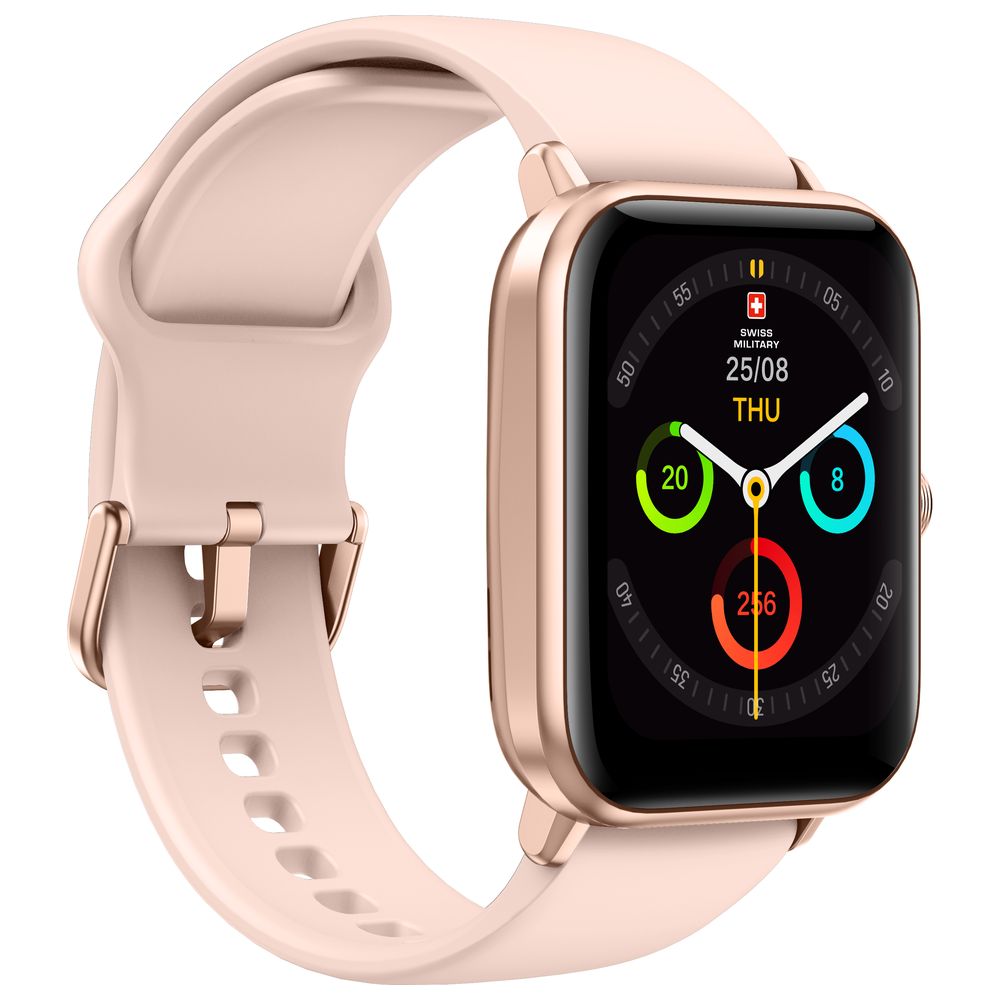 Swiss Military - Alps Silicon Strap Smart Watch - Pink