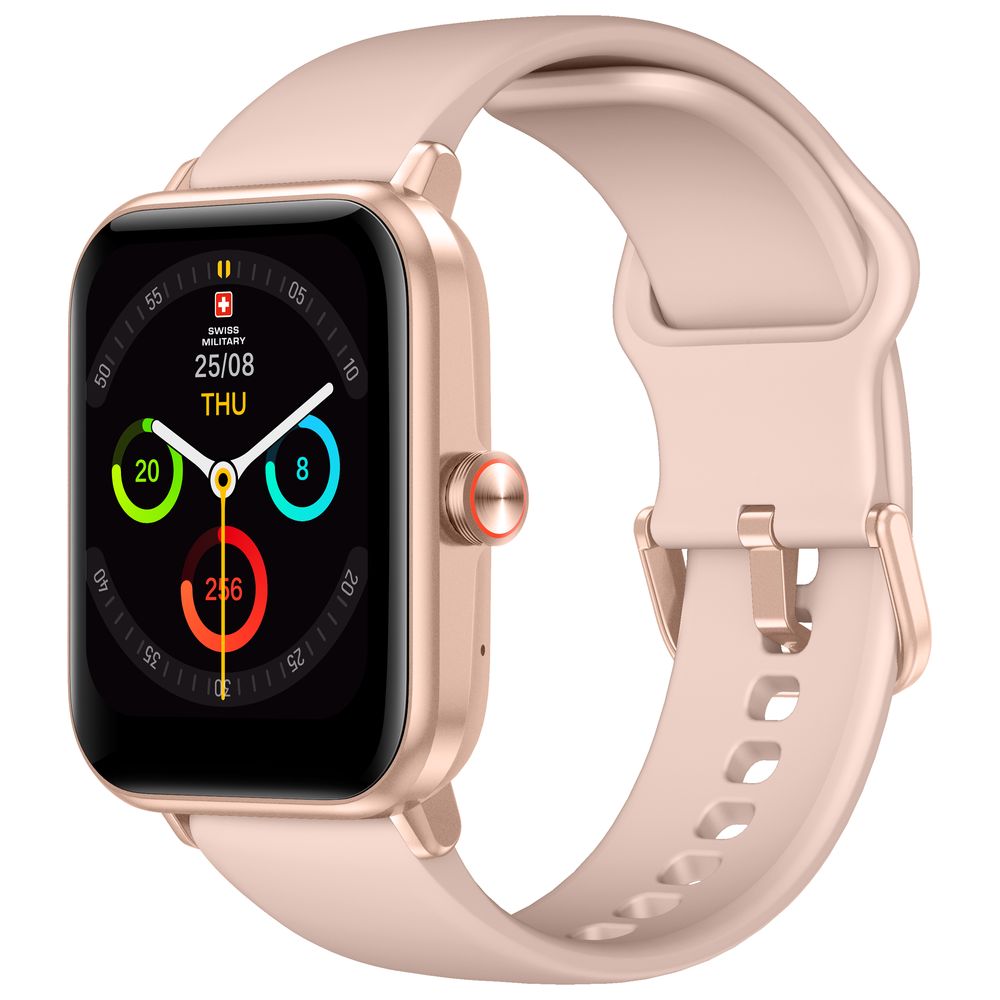 Swiss Military - Alps Silicon Strap Smart Watch - Pink