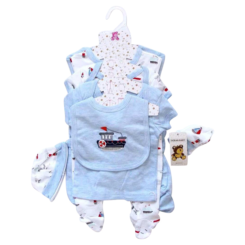 The Madeon Earth 8pcs Pepe the Sailorman Newborn Set - Blue