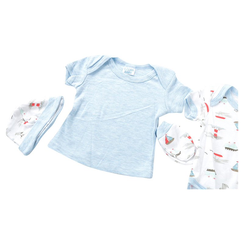 The Madeon Earth 8pcs Pepe the Sailorman Newborn Set - Blue
