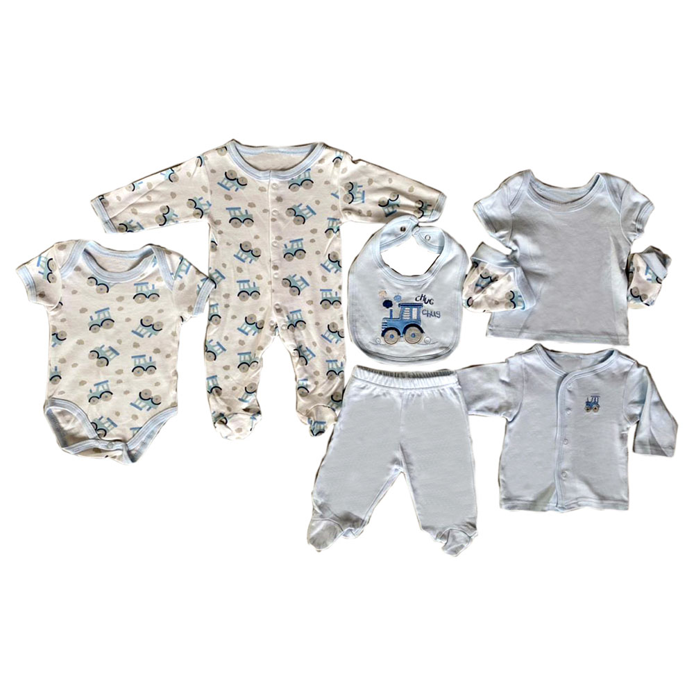 The Madeon Earth 8pcs Chukchuk Newborn Set - Blue