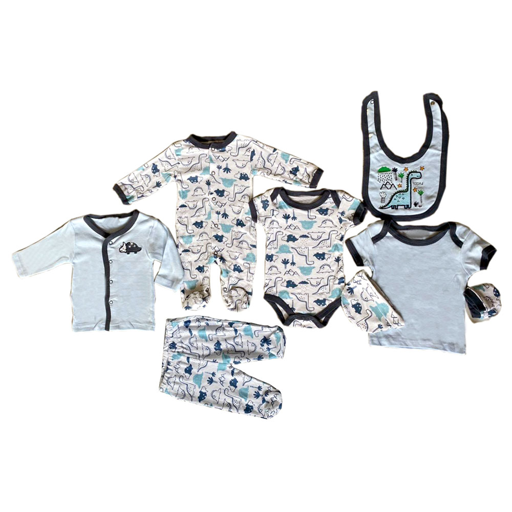 The Madeon Earth 8pcs Junior Dino Newborn Set - Blue