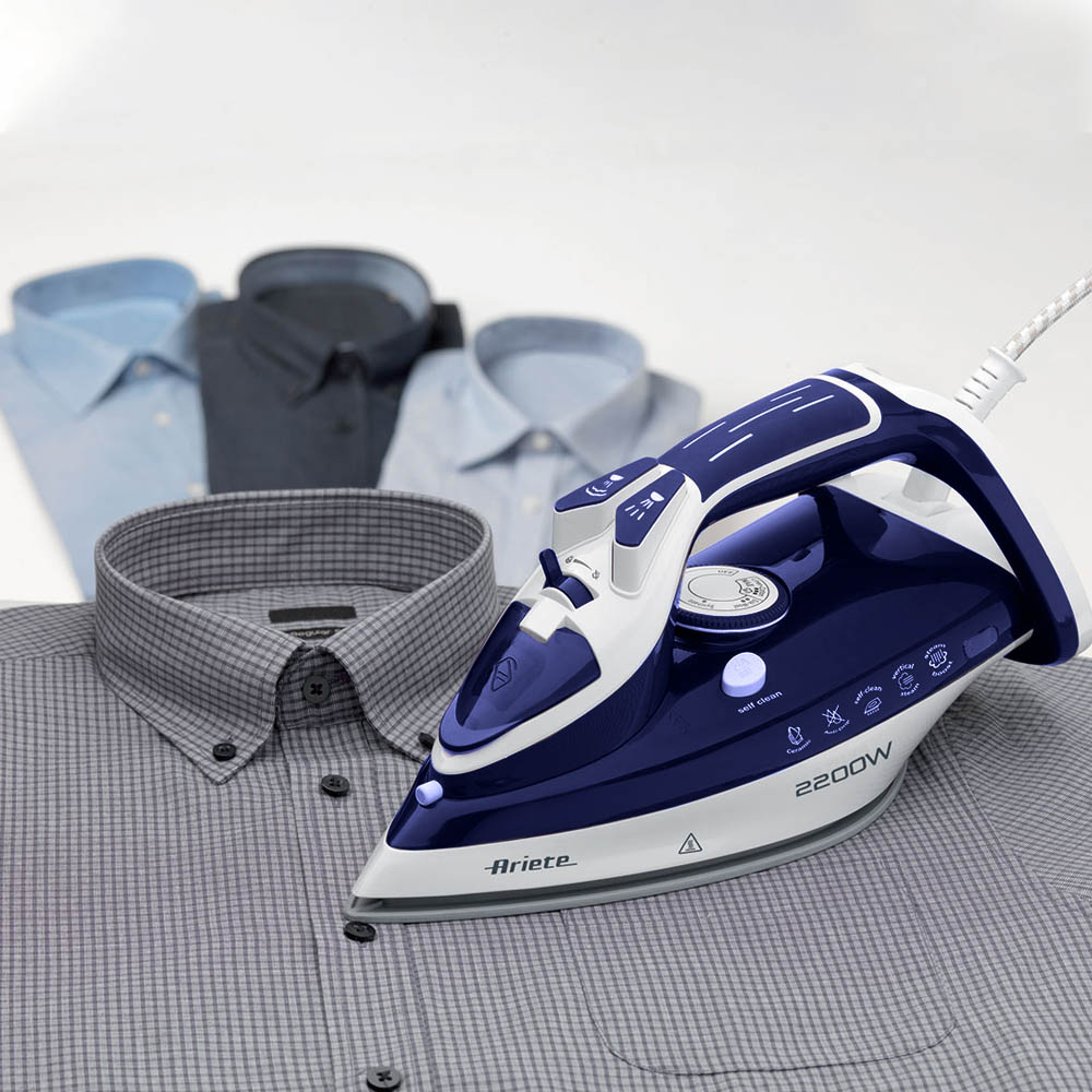 Ariete Steam Iron 2200W Anti Drip System - Blue